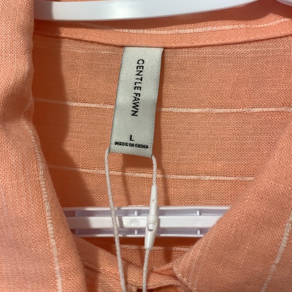 Gentle fawn caravan striped linen shirt - Picture 4 of 5